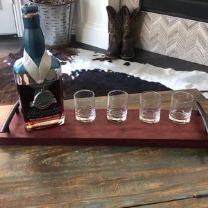 Bourbon tasting board